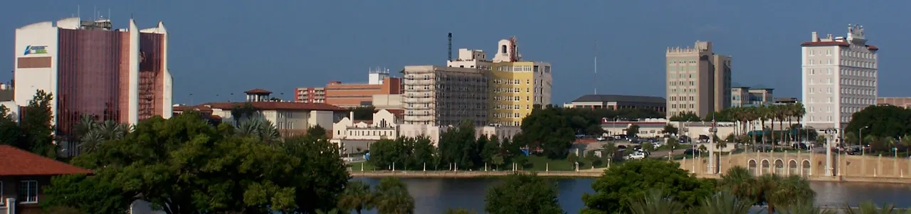 Downtown Lakeland; regional context for the inland communities